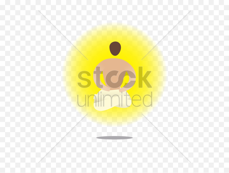 Yoga Pose Vector Image - Illustration Emoji,Yoga Emoticon