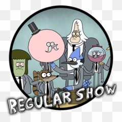 8 Great Cartoons You Arent Watching - Regular Show Family Portrait Emoji,Hit Dem Folks Emoji