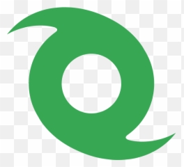 Storm Hurricane - Green Hurricane Symbol Emoji,Hurricane Emoji