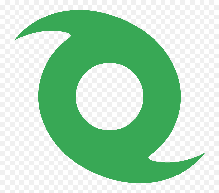 Storm Hurricane - Green Hurricane Symbol Emoji,Hurricane Emoji