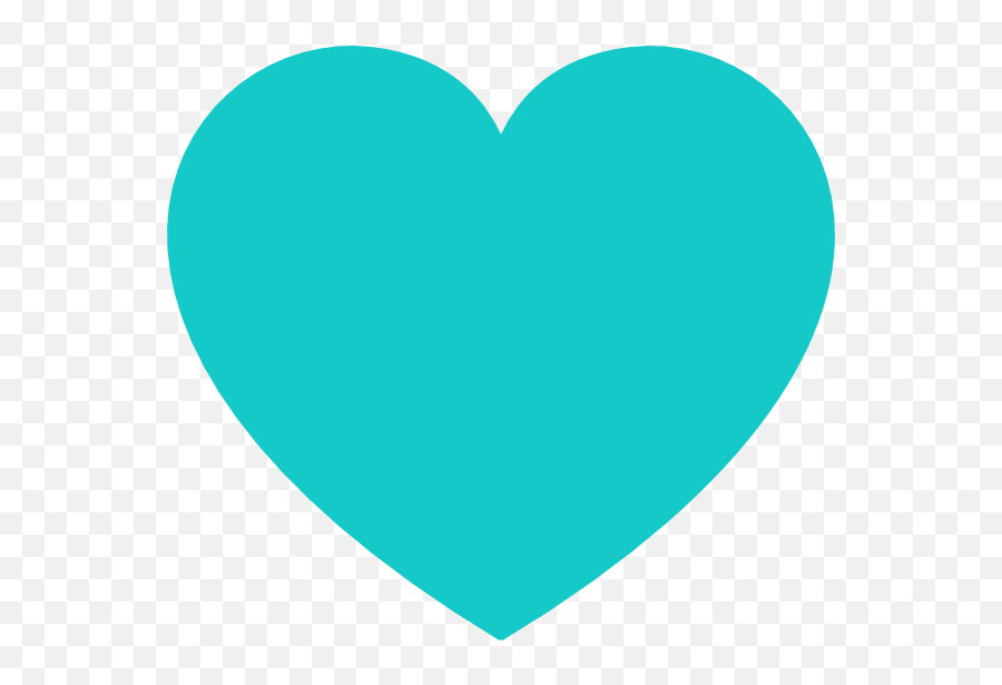 Free Blue Heart Transparent Background - Teal Heart Clipart Emoji,Teal Heart Emoji
