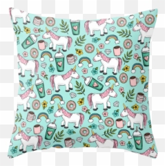 Unicorn Gifts Cate Rainn Creative - Frappuccino Emoji,Horse Emoji Pillow