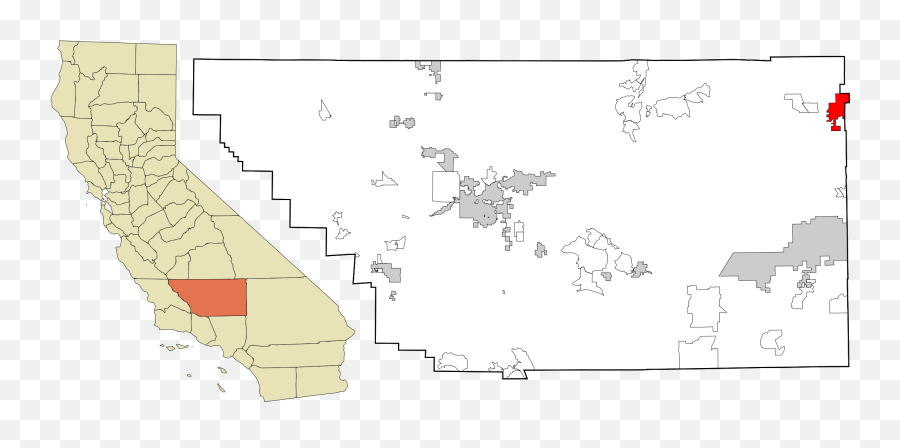 Kern County California Incorporated - Ridgecrest California State Map Emoji,California State Emoji