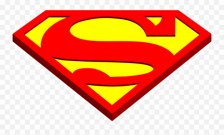 Superman Logo Png Cartoon - Transparent Superman Logo Png Emoji,Superman Symbol Emoji