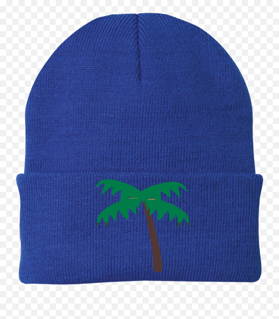 Palm Tree Emoji Cp90 Port Authority Knit Cap - Beanie,Palm Tree Emoji