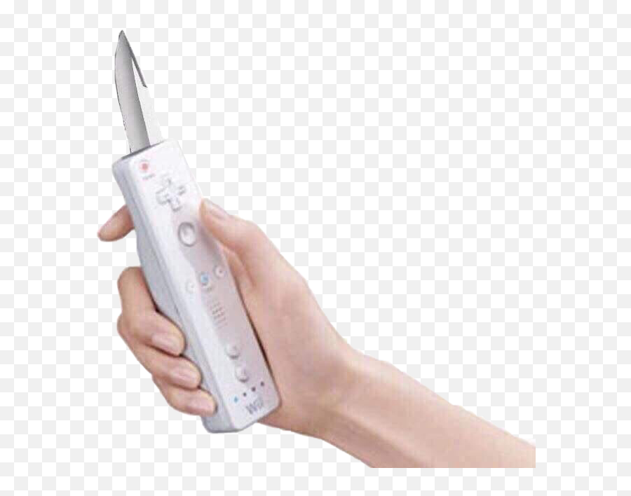 Wii Meme Hand Knife Memesfreetoedit - D Pad Wii Remote Emoji,Knife Hand Emoji
