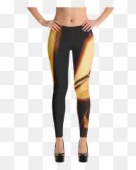 Champagne Bottle Leggings For Women - Pattern Emoji
