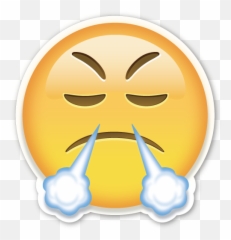 Kamu Sering Pake Emoticon Ini Padahal - Face With Look Of Triumph Emoji