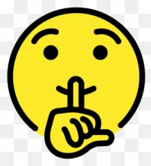 Finger On Lips Emoji Meaning - Ssst Emoji,Emoji Meanings