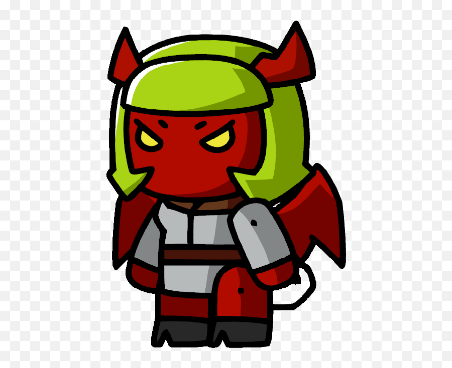 Demon Clipart Female Devil Demon Female Devil Transparent - Scribblenauts Panty And Stocking Emoji,Imp Emoji