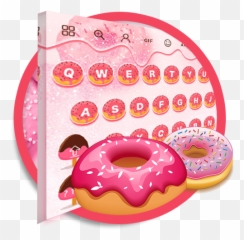 Cute Colorful Donut - Keyboard Theme Apps On Google Play Inflatable Emoji,Doughnut Emoji