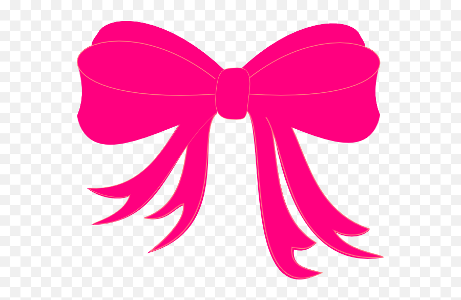 Hair Bow Clipart Pink - Bow Clip Art Emoji,Emoji Hair Bows