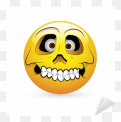 Smiley Emoticons Face Vector Emoji,Skull Emoticon