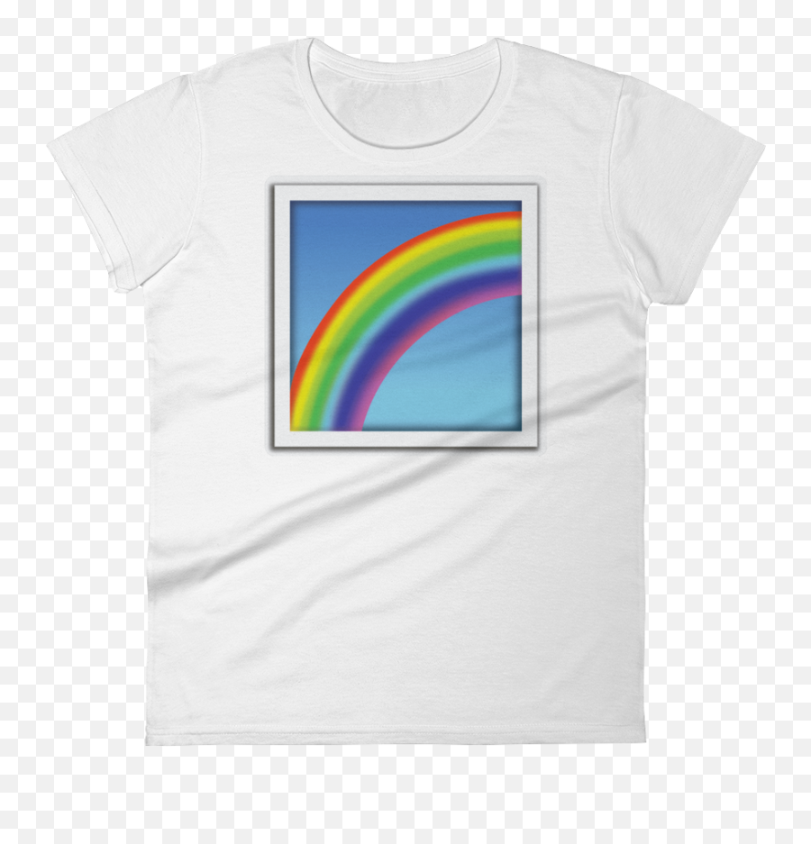 Emoji T - Rainbow,Emoji T-shirts