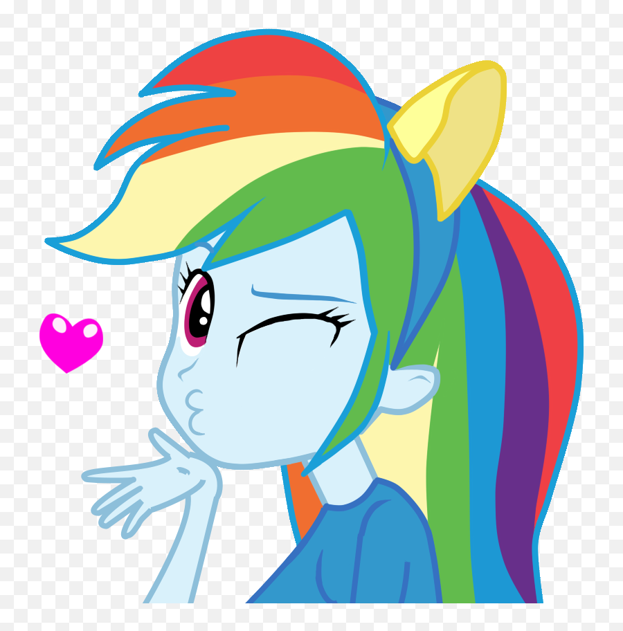 Free Picture Of Blowing A Kiss Download Free Clip Art Free - Pinkie Pie Rainbow Dash My Little Pony Equestria Girls Emoji,Blowing Kiss Emoji