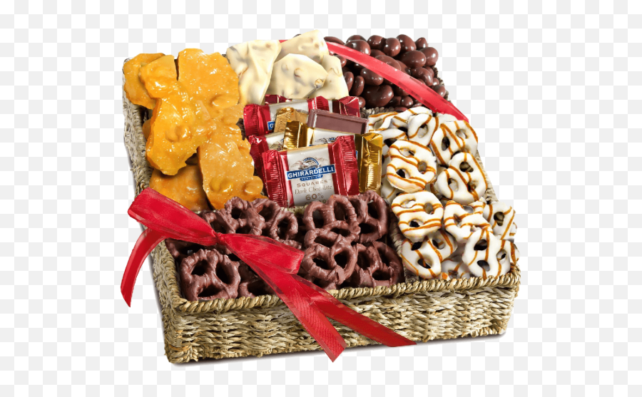 Spring Chocolate Sweets And Treats Gift Basket - Canasta De Comida Regalo Emoji,Easter Basket Emoji