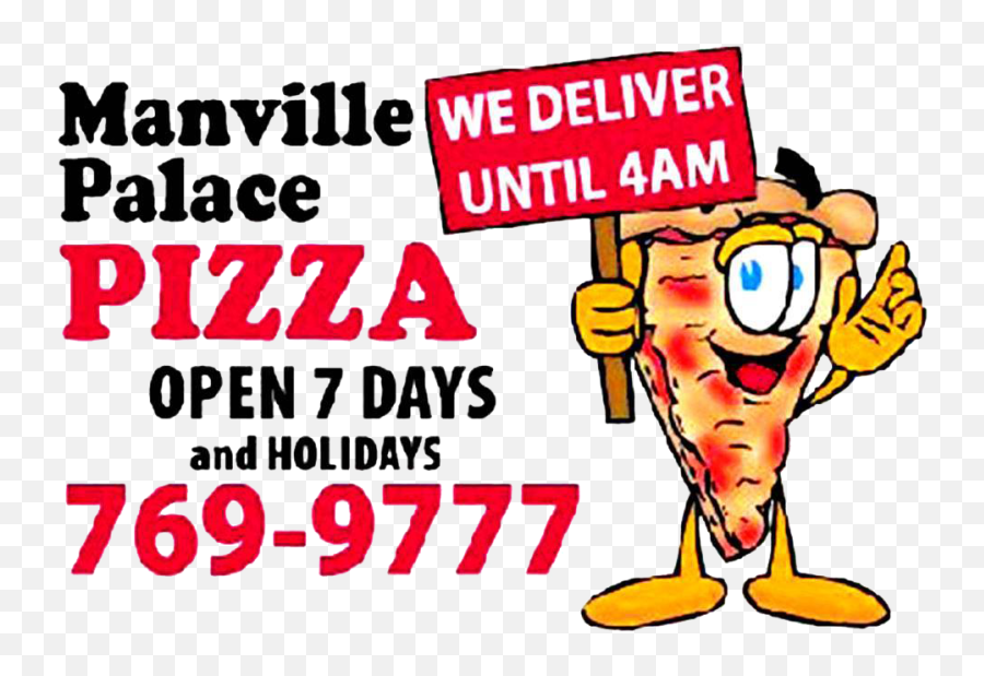 Download Hd Manville Palace Pizza Delivery - Manville Palace Manville Palace Of Pizza Emoji,Palace Emoji