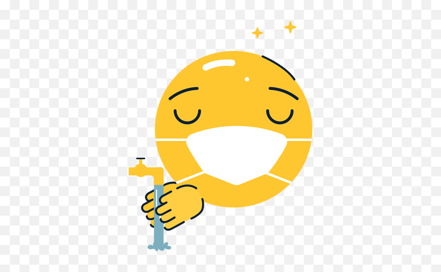 Shiny Emoji Washing Hands Flat - Transparent Png U0026 Svg Emoji Mask Png,Yellow Card Emoji
