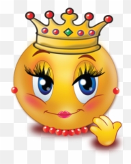 Queen Emoji - Queen Smiley,Crown Emoji