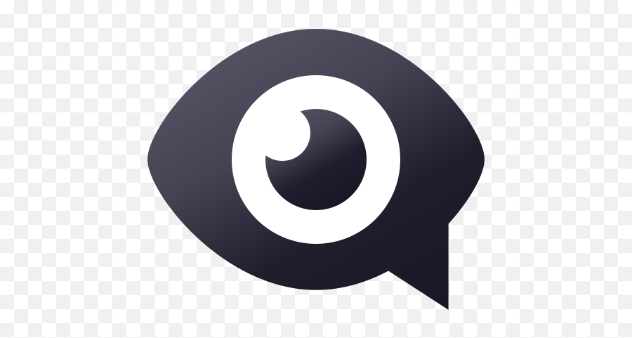 Eye In The Speech Bubble To - Crescent Emoji,L Hand Emoji