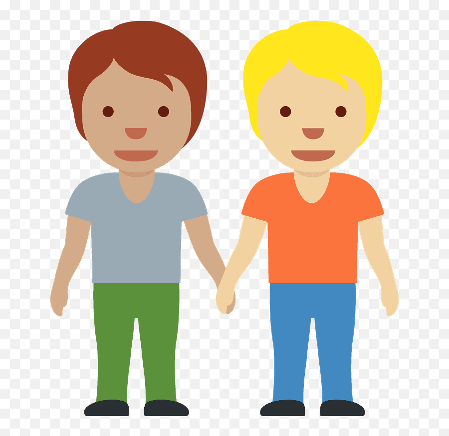 People Holding Hands Emoji Clipart Free Download - Imagenes De Dos Personas Con Diferentes Tonos De Piel,Emoji Images Free