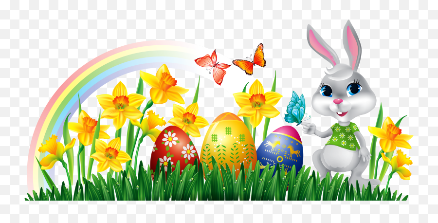 Eggs Clipart Easter Bunny Eggs Easter Bunny Transparent - Easter Free Clip Art Emoji,Easter Emoji