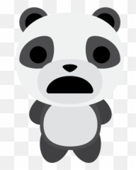 Free Emoji Panda Sad Png With - Gif