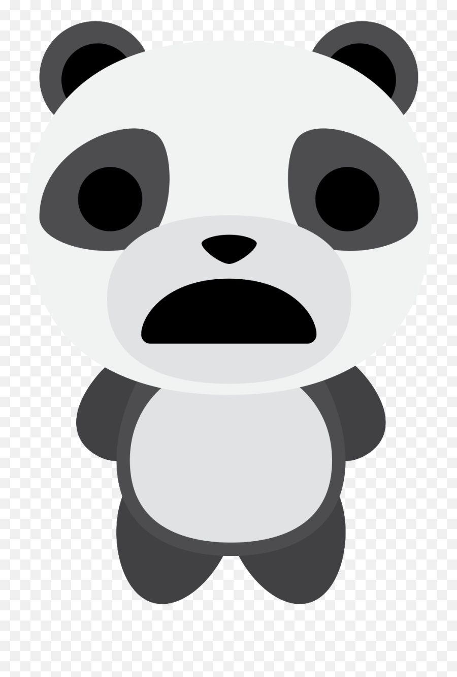 Free Emoji Panda Sad Png With - Gif,Black Dog Emoji