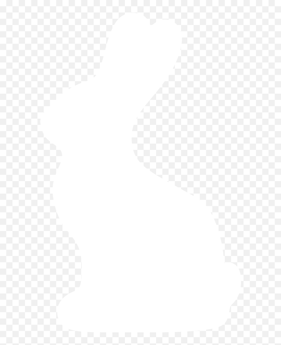 Free Bunny Silhouette Png Download - Chocolate Bunny Silhouette Emoji,Bunny Emoticon Text
