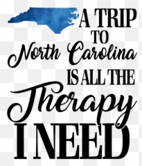 A Trip To North Carolina Is All The Therapy Need Map Country Blue World America IPhone X Case - Ncdot Emoji