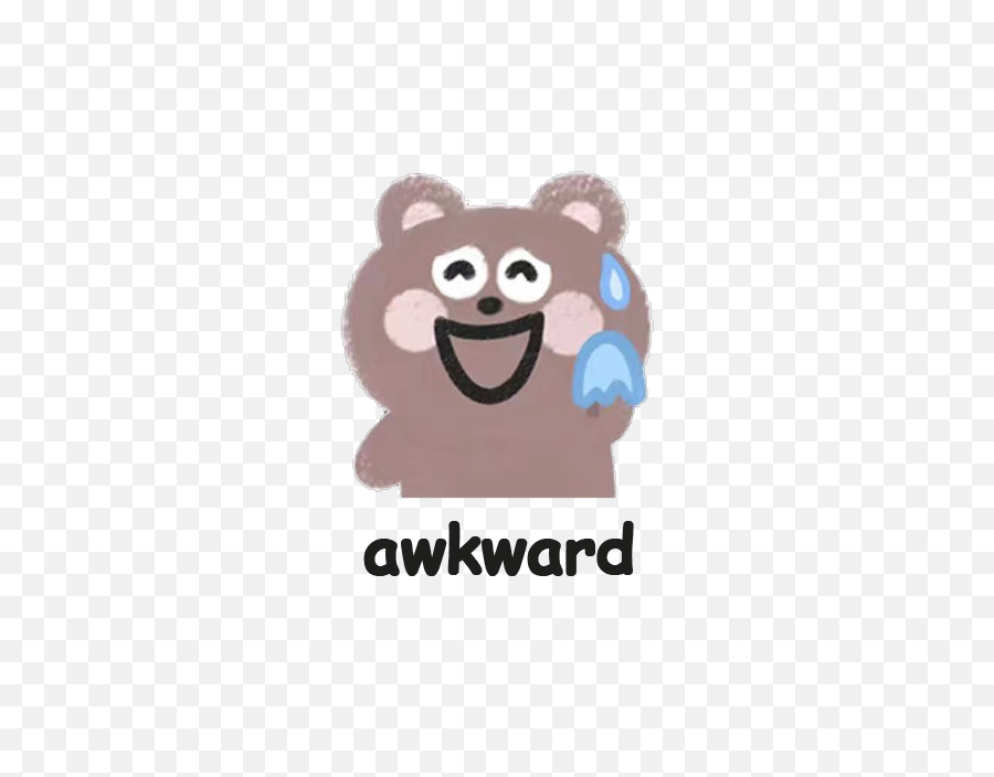 Cute Awkward Png Emoji Image,Cute