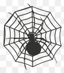 Transparent Png Svg Vector File - Spider Web Halloween Clipart Emoji