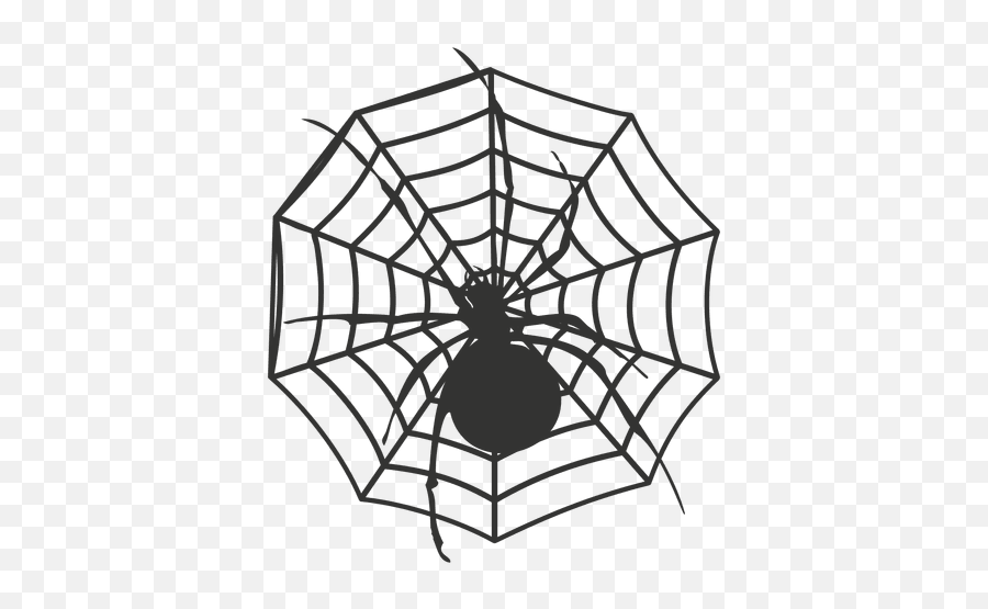 Transparent Png Svg Vector File - Spider Web Halloween Clipart Emoji,Spider Emoticon