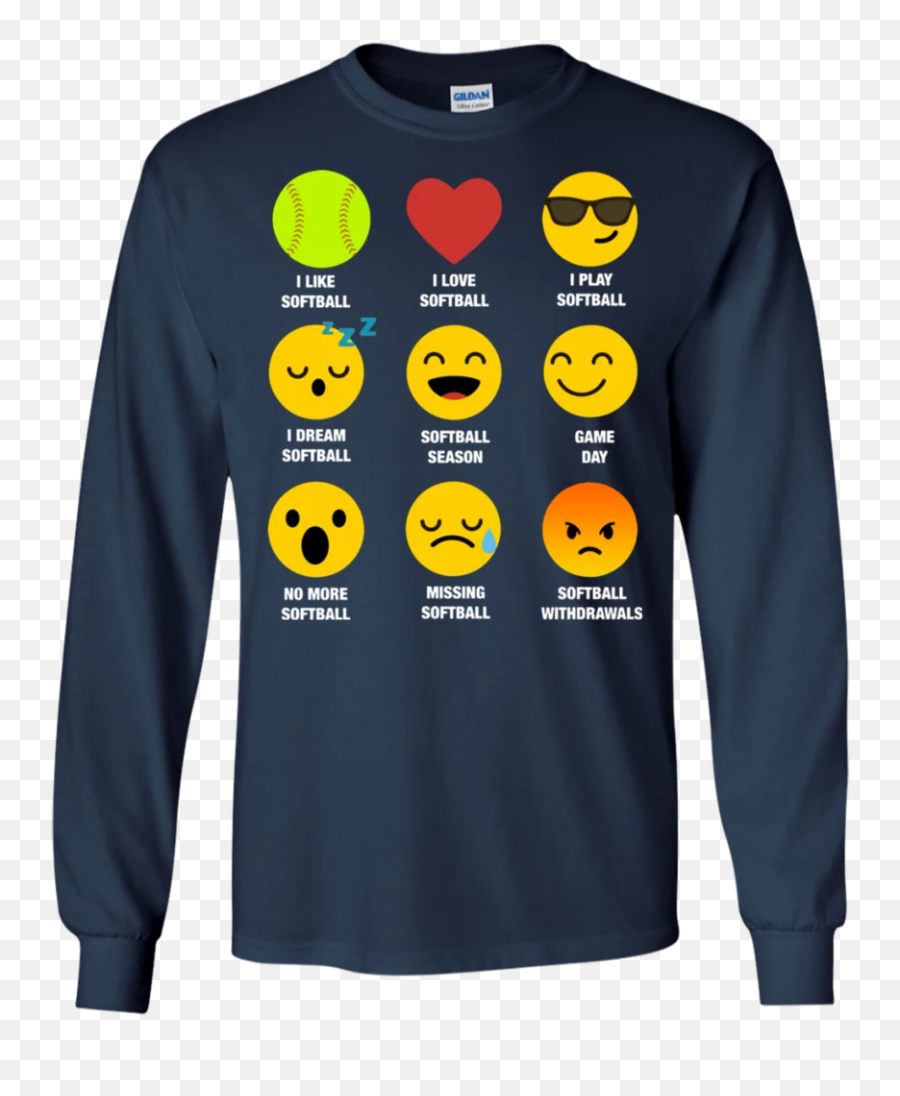 I Love Softball Emoji Emoticon Team - Graphic Softball,Kodak Emoji