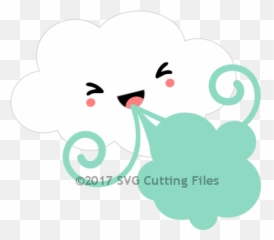 Svg Cutting Files - Kawaii Wind Png Emoji,Wind Blowing Emoji