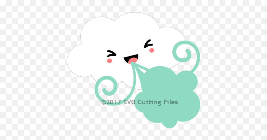 Svg Cutting Files - Kawaii Wind Png Emoji,Wind Blowing Emoji