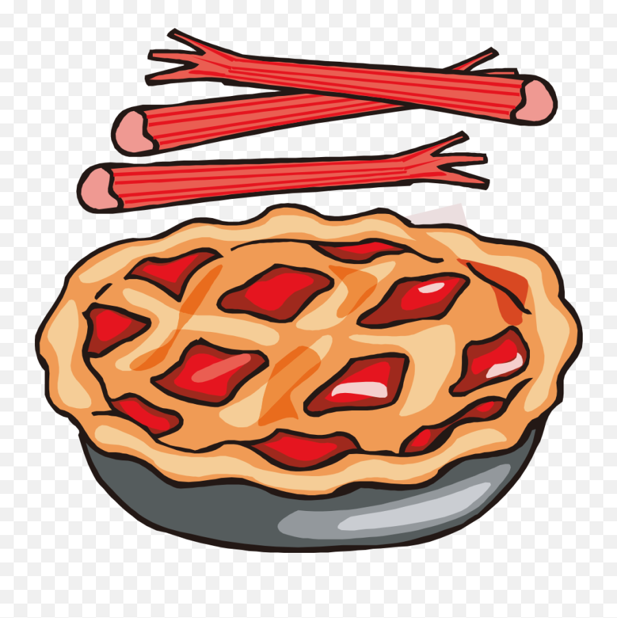 Desserts Clipart Pumpkin Pie Desserts - Strawberry Rhubarb Pie Clipart Emoji,Apple Pie Emoji
