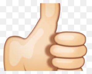 Hand Emoji Clipart Hand Signal - Cartoon Thumbs Up Transparent Background,X Ray Emoji