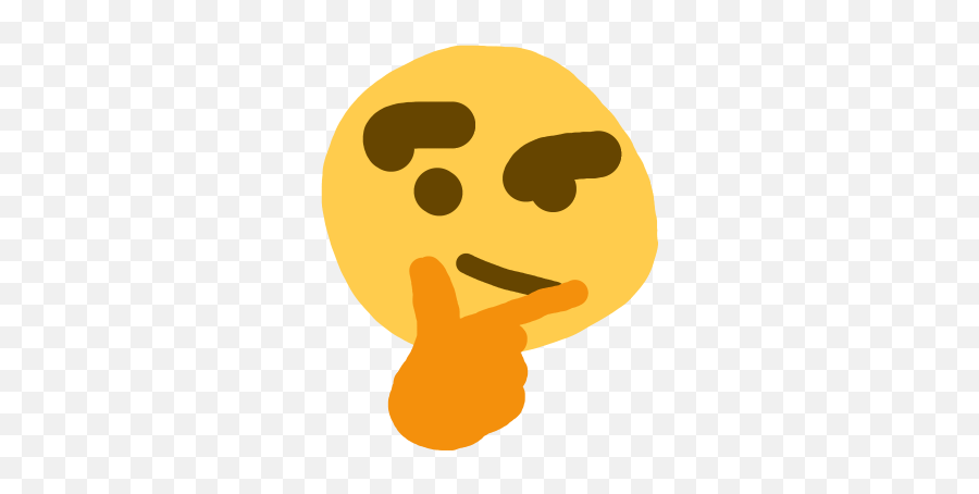 Thonk Transparent Picture - Thonk No Background Emoji,Thonk Emoji Png