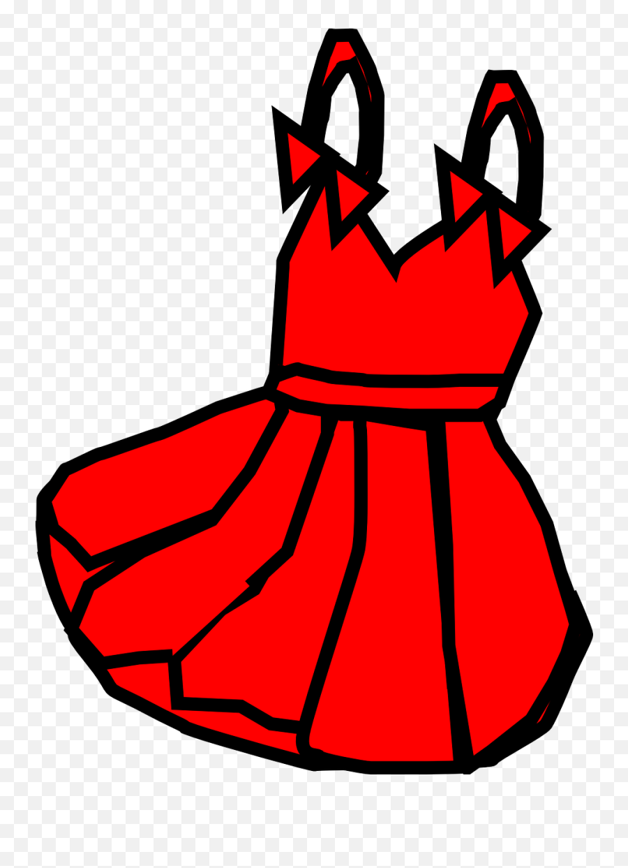 Dress Red Short Summer Free Vector - Red Dress Clip Art Emoji,Red Dress Dancing Emoji