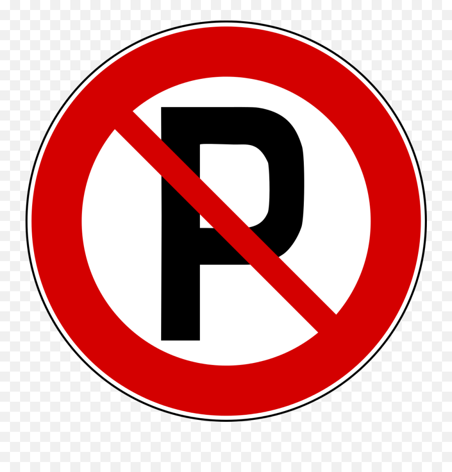 Italian Traffic Signs - Dont Litter Parking Sign Emoji,Italian Emoji