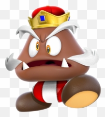 Goomba Bowser Transparent Png Clipart - Super Mario King Goomba Emoji,Bowser Emoji