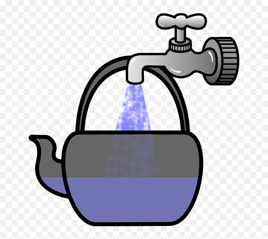 Filling Kettle With Hot Water Clipart - Fill The Kettle With Water Emoji,Kettle Emoji