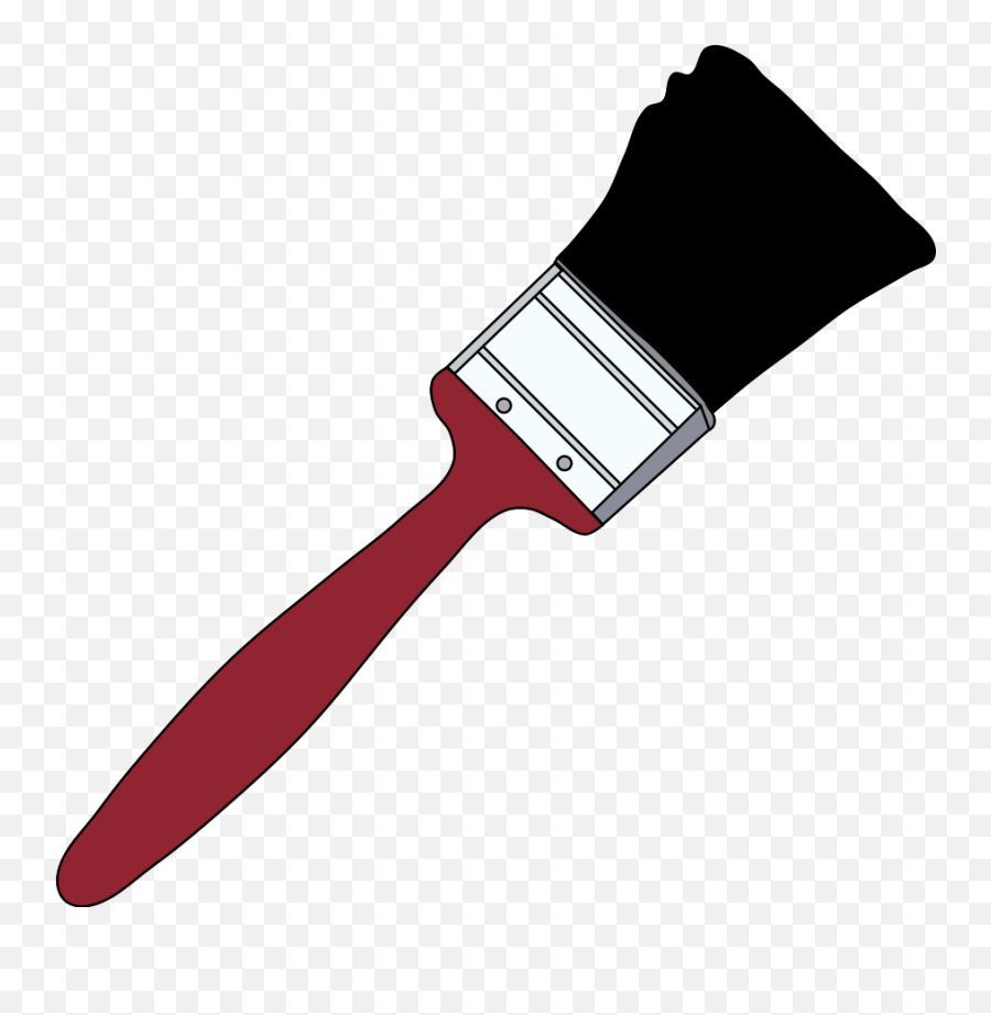 Vector Paintbrush Emoji Paint Transparent Png Clipart Free - Paint Brush Clipart,Painting Emoji