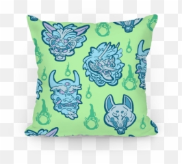 Kawaii Pillows Pillows - Cushion Emoji,Black Santa Emoji Pillow