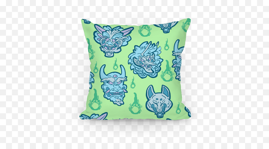 Kawaii Pillows Pillows - Cushion Emoji,Black Santa Emoji Pillow