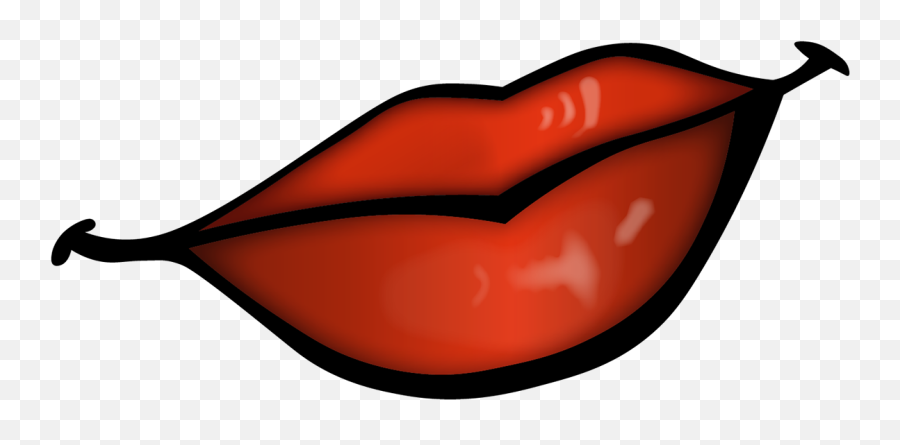 Orange Clipart Lips Orange Lips - Clip Art Emoji,Pouty Lips Emoji