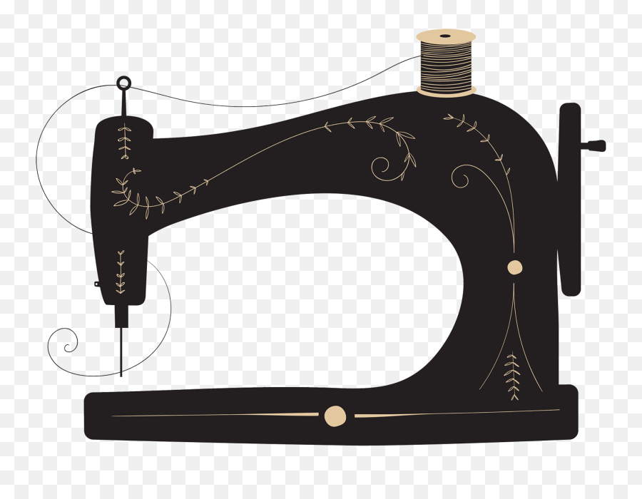 Sewing Clipart Sewing Material Sewing Sewing Material - Model Sewing Machine Vector Emoji,Sewing Emoji