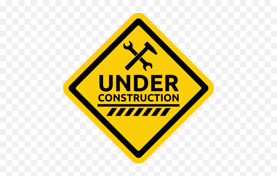 Construction Signs - Page Under Construction Sign Emoji,Traffic Light Caution Sign Emoji