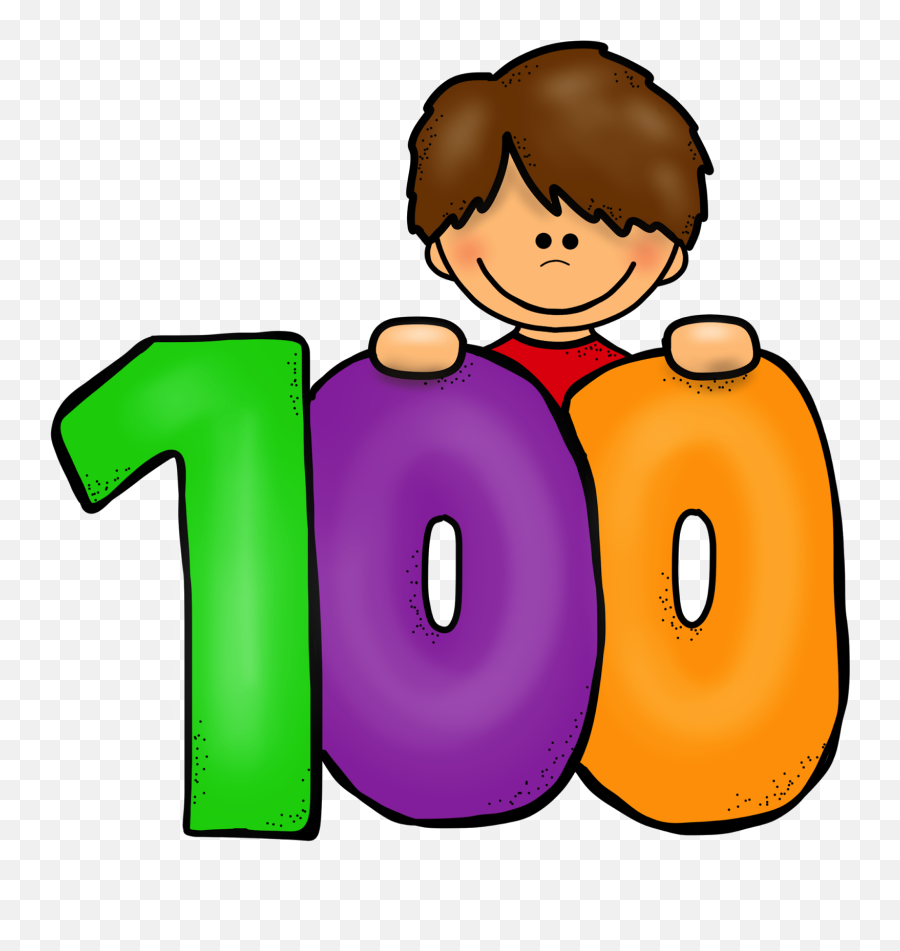 Library Of 100 Clipart Images Png Files - 100 Days Of School Clipart Emoji,100 Hundred Emoji